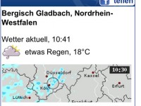 WetterMaps mobile Webseiten-Ansicht